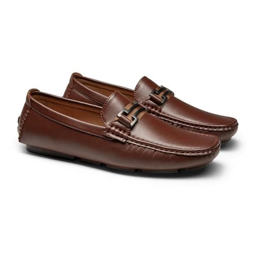 Bruno Marc Men's Loafers Slip-on Shoes,Size 11,Brown,HUGH-01 — view 4