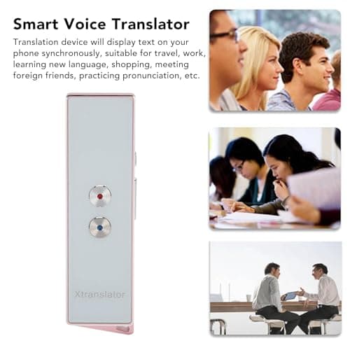 AKLOSIPY Multi Language Portable Translator 99% Accuracy Rate (Rose Gold) — view 3