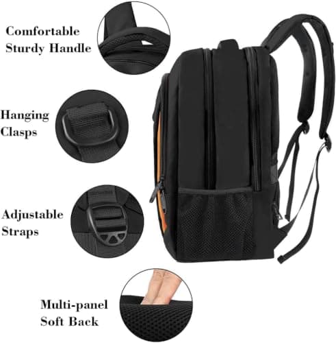 MATEIN Laptop Backpack 17.3" Large Travel Backpack with Laptop Compartment — view 2