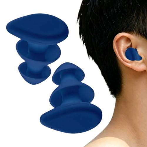 Swimming Ear Plugs Silicone Reusable Noise Cancelling – Protection Buds Kit
