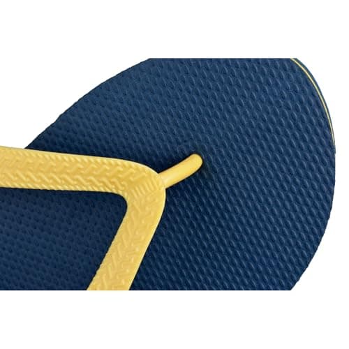 SEAC Unisex Ohau, Rubber Flip Flops for Sea, Pool, Beach and Boat, Blue Yellow, 8/9 UK (43/44 EU) — view 5