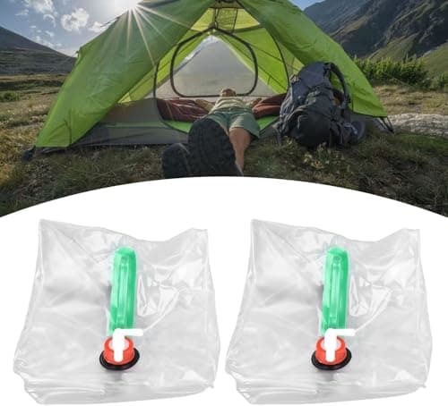 20L Collapsible Water Container with Tap – Large Capacity Foldable Portable Water Carrier for Camping Water Containers, Outdoor Hiking, BBQ, Picnic, Lightweight Water Carrier Camping Water Bottle — view 2