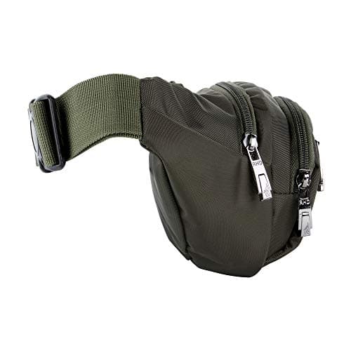 Bumbags and Fanny Packs for Running Hiking Waist Bag Outdoor Sport Hiking Waistpack for Men Women (Olive) — view 6