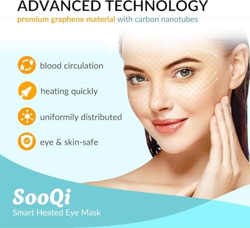 SooQi Rechargeable Heated Eye Mask for Dry Eyes, Blepharitis & Eye Fatigue — view 5