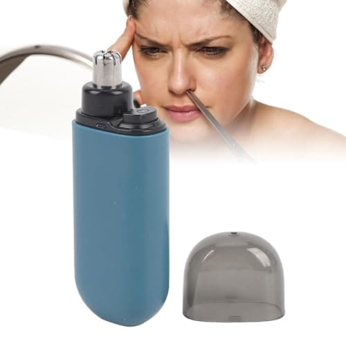 GOWENIC Electric Nose Hair Trimmer Rechargeable Portable Travel (Deep Blue) — view 2