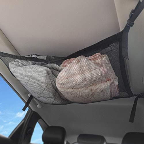 Gucagle Black Oxford Cloth Car Roof Back Storage Bag Multifunction Expandable Travel Organizer for Outdoor Camping Road Trips Durable Lightweight — view 6