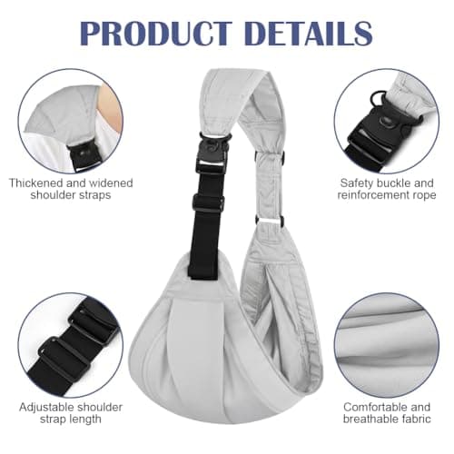 AYESY Baby Carrier, Adjustable Sling for Newborn Up to 3-24 Months — view 3