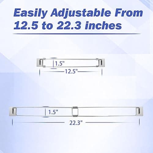 Adjustable Storage Solutions 2pcs RV Secure Bars Perfect for Keeping Belongings in Place on the — view 6