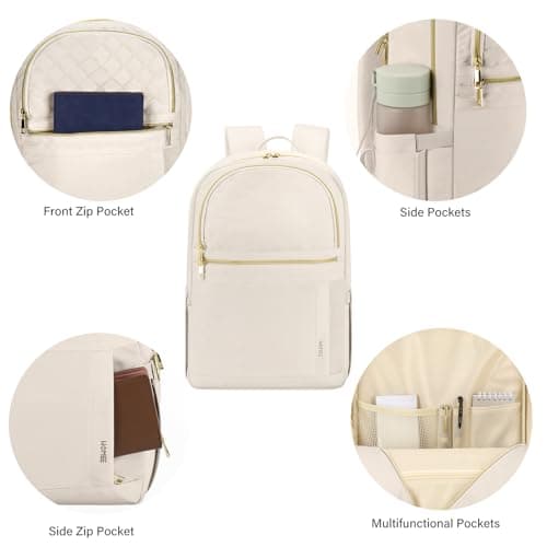 HOMIEE Travel Backpack for Women, 15.6 Inch Laptop Carry On Bag, 20L — view 4