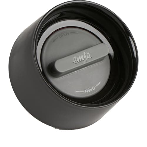 Emsa N21608 Travel Mug Compact Thermal/Insulated Mug Stainless Steel 0.3 litres 3 Hours Hot 6 Hours Cold BPA Free 100% Leak-Proof Dishwasher Safe 360° Drinking Opening Dark Blue — view 6