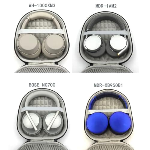 Headphone Case for W820NB Noise Cancelling Headphone Bag USB Cable Charger Headset Travel Bag Active Noise Cancelling Portable Storage — view 4