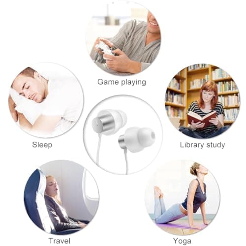 AGPTEK Sleep Earbuds, In-Ear Sleep Earphones for Side Sleeping — view 6
