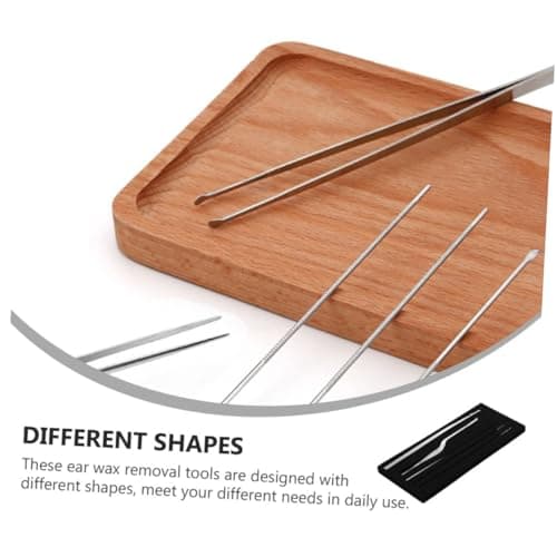 5 Piece Stainless Steel Ear Spoon Set for Adult Ear Cleaning — view 2