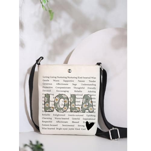 KUIYAI Lola Crossbody Bag for Filipino Grandma, Lola Gift, Lola Grandmother Gift, Best Lola Ever, Mother's Day Gift for Grandmother (lolaXKuk) — view 3