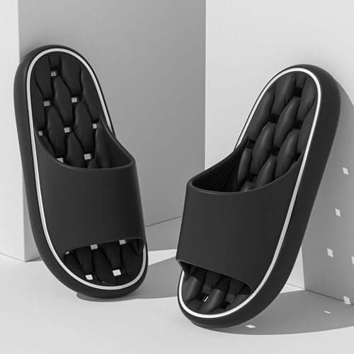 Bathroom Slippers For Women Men, Non Slip Shower Shoes Unisex — view 4
