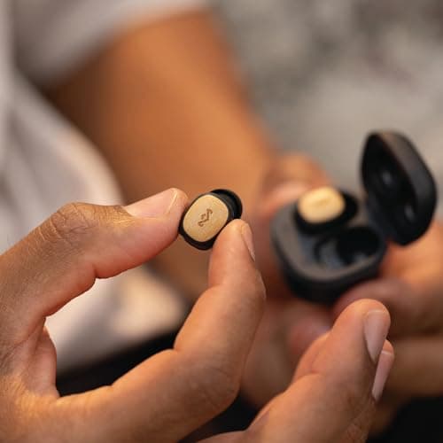 House of Marley Smile Jamaica True Wireless Earbuds Bluetooth - Black — view 6