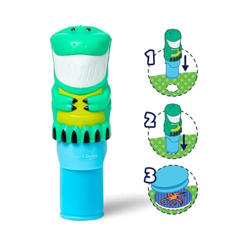 Melissa & Doug Sticker Wow Stamper & Activity Pad − Dinosaur | Book & Travel Toys for Children | Age 3+ — view 3
