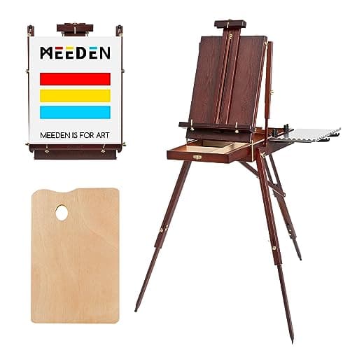 MEEDEN French Plein Air Easel : Holds Canvas up to 34" Art Easel Stand