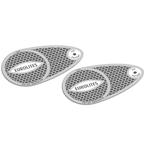 Eurolites Headlight Beam Headlamp Headlight Adaptors & Magnetic UK Plate Black & White Compatible For All Vehicles — view 3