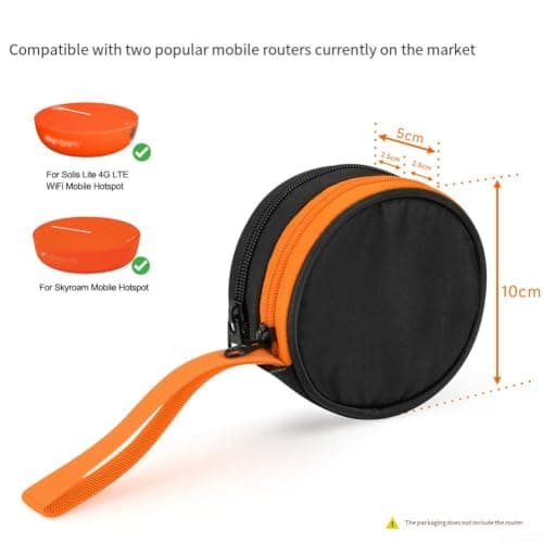 Wusvive Nylon Travel Case for Solis Lite/Skyroam Mobile Hotspot Zip — view 5