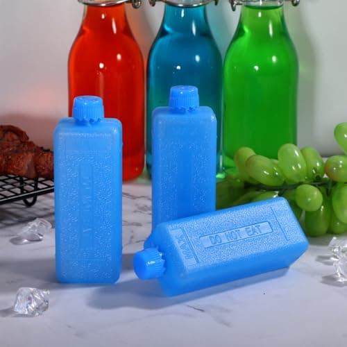 Reusable Ice Packs for Air Conditioner, 8pcs Ice Packs Freezer Blocks — view 5