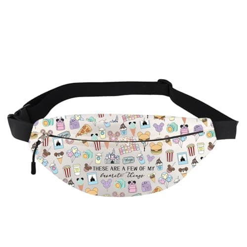 Magic Castle Waist Pack Family Vacation Trip Chest Bags Fairytale Fans Gift For Mouse Snack Lover (thing WB)