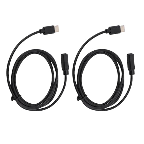 Cocoarm Voice Recorder Charging Cable, 2 Pack ABS TPE USB C Magnetic Charging Cable 1m, Data Sync, Stable Magnetic Fit, for Note AI Recorder 1st Generation Office Travel Use — view 4