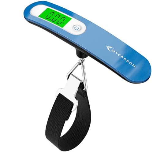 MYCARBON Luggage Scale Portable Digital Suitcase Scales Hanging 110lb/50kg