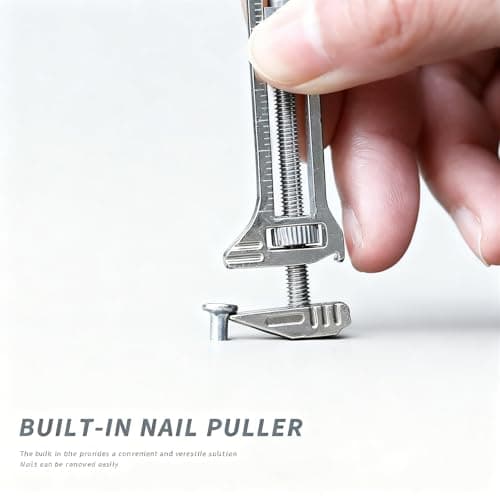 Compact Titanium Multitool, Mini Multitool Wrench with Adjustable Pocket Wrench, Bottle Opener, Nail Puller & EDC Multi-Tool for Camping, Hiking, Travel (4) — view 4