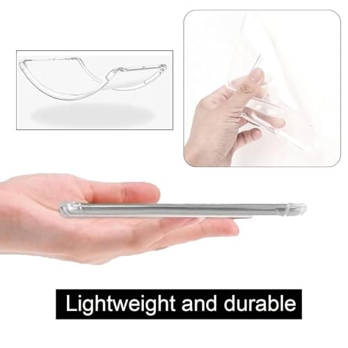 Clear Case for 6" All-New Kindle 2022,Thin Slim Soft Flexible Silicone Tpu Rubber Back Cover Skin Slim Transparent Cover Reinforced Edge Corners Lightweight & Durable Protection. — view 6