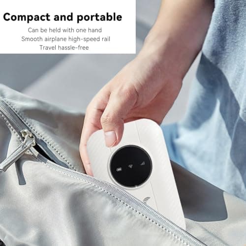 Portable Wifi Router for Travel,Pocket Router,Mobile Wifi Router,Mobile Broadband Device,Portable Wifi Hotspot,Temporary Wifi,Car Wifi Device, Requires SIM Card, High Speed Mobile WiFi Router — view 3