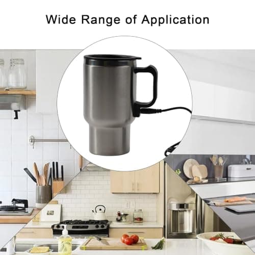 Car Heating Coffee Cup 500ml for Road Trip Travel — view 5