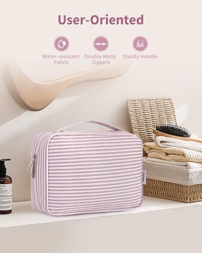Narwey Hanging Toiletry Bags for Women, Travel Wash Bag for Toiletries — view 6