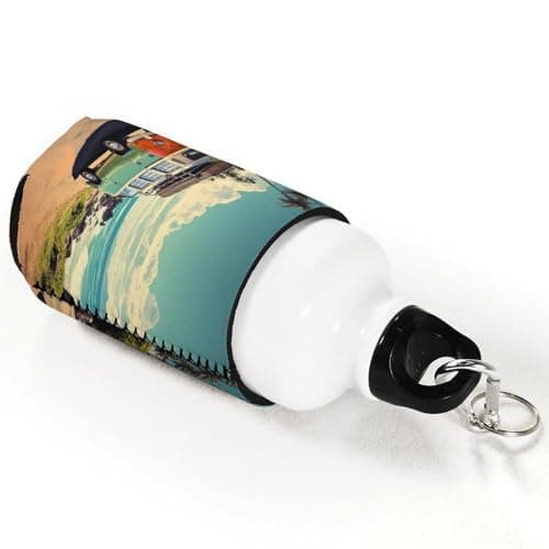 Reusable Neoprene Summer Road Trip Iced Coffee Sleeve Insulated Cup Holder for 16-20oz Tumblers Soft Protective Thermal Sleeve for Hot Cold Drinks Washable Cup Protector for Travel Office Commute — view 2