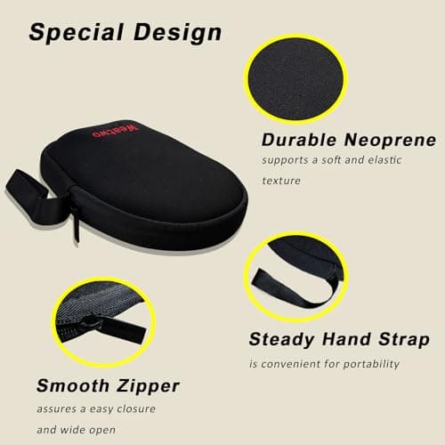 Headphone Bag for Travel Carrying, Lightweight Headset Storage Case — view 5