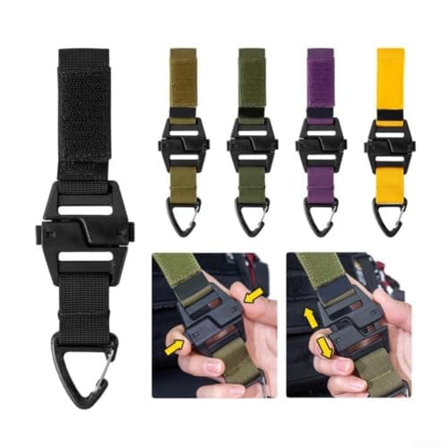 Outdoor Camping Belt Buckle 25-55mm Strap Adapter(Khaki) — view 6
