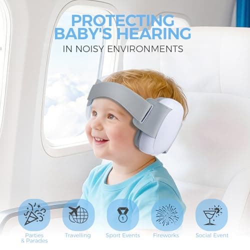 NAYEZH Baby Ear Defenders for 0-3 Years, Adjustable with Hearing‑Protection — view 6