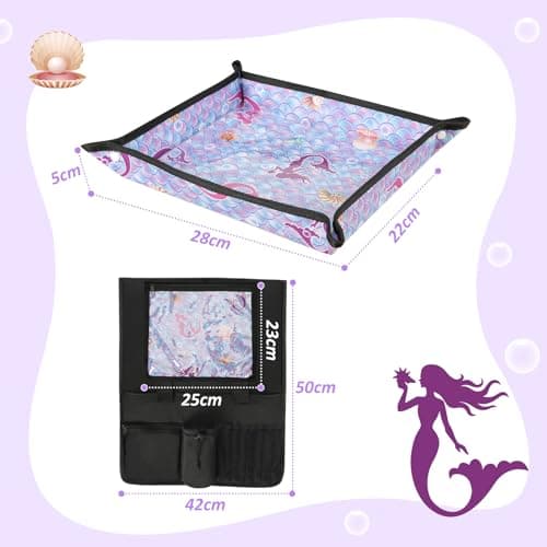 Airplane Tray Table Cover, Kids Travel Tray Table Cover for Car, Purple — view 4