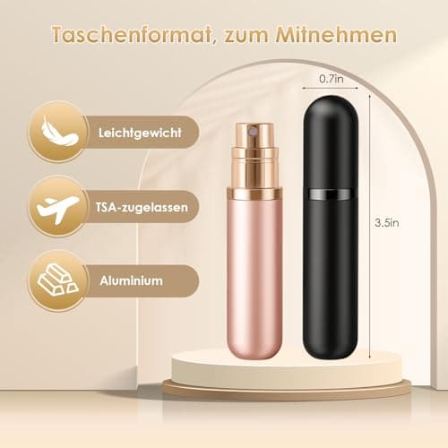 3PCS Perfume Atomiser Perfume Travel Bottle 5ml Atomiser Spray Bottle — view 2