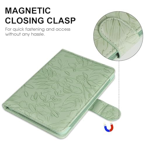 HoYiXi Universal Case For 6.8",7" eReader,Compatible with Kindle/Kobo Clara HD/Kobo Clara 2E/Paperwhite/PocketBook/Tolino eReader,with HandStrap/Kickstand, Cover for 6.8"-7'' eReaders,Green — view 3