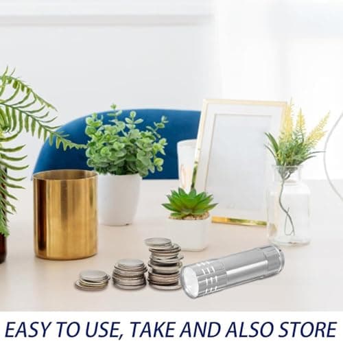 Flashlight Secretly Hides, Flashlight Shape Secret Stash Set Of 2, Secret Stash Safe, Lightweight, Portable, 8.3x2.3x2.3cm, Blue, Black, Silver, For Home Travel Hotel — view 6