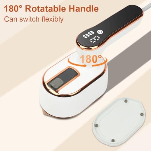 AUAUY Mini Iron, 1000W Travel Iron Steam, Compact Portable Steam Iron — view 6