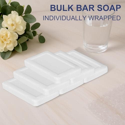 200 Pack Hotel Soap Bars, 14 g Individually Wrapped Mini Soaps — view 3