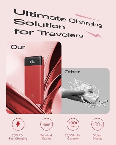 Orfeika 20000mAh Power Bank Fast Charging, PD 20W Portable Charger — view 3