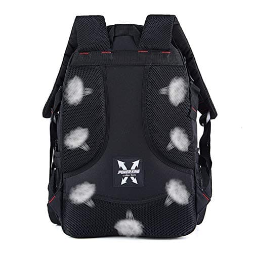 POWER KING Hiking Backpack 30L, Lightweight Casual Backpack for Men Women, Outdoor Travel Daypack for Camping Mountaineering Walking Cycling Climbing Sport, Black — view 6