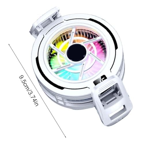Magnetic Cooler for Phone Tablet Cooling with LED Display — view 2