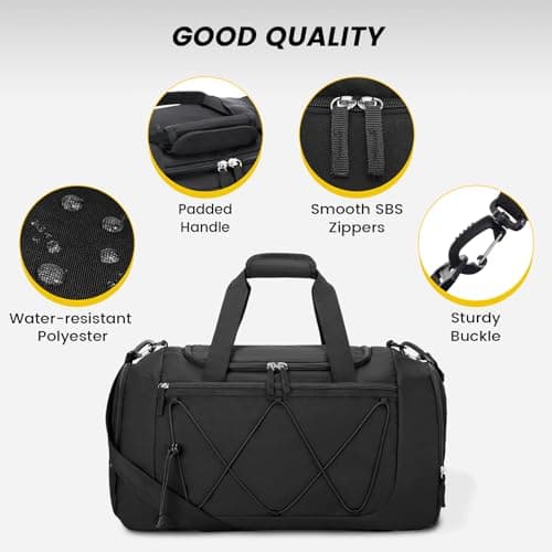 Vorspack 21 Inches Gym Bag for Men, Duffel Bag with Shoe Compartment — view 5