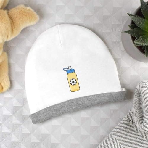 Azeeda 'Sports Water Bottle' Kids Slouch Hat - White (KH00045479) — view 2