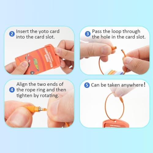 Learning Cards Holder Rings Anti-Loss Easy Categorization Organizer — view 4