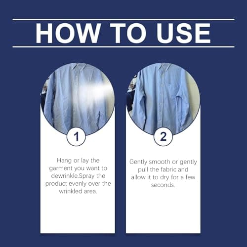 100ml Fabric Refresher & Wrinkle Release Spray,Anti Static & Crease Spray for Clothes,Quick Smoothing Agent,Fabric Freshener Spr/ay for Home,Travel,T-Shirts,Dresses,Anti Crease Sp/ray for Clothes — view 5